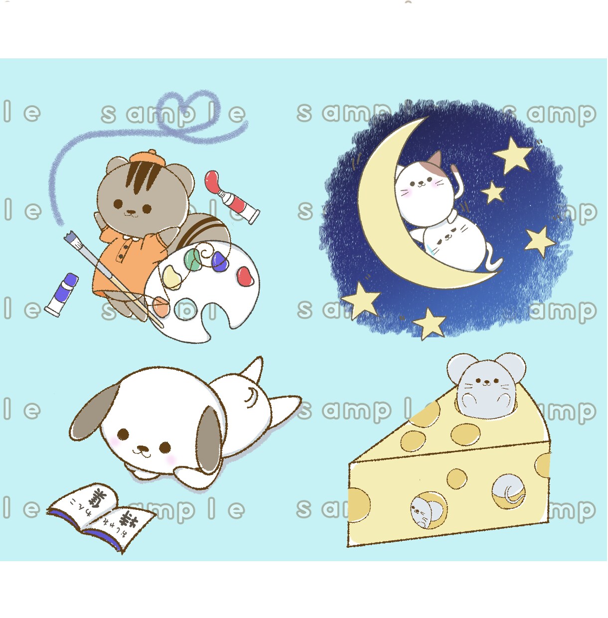 ゆるかわアイコン描きます ほんわかするイラストやアイコン描きます イメージ2
