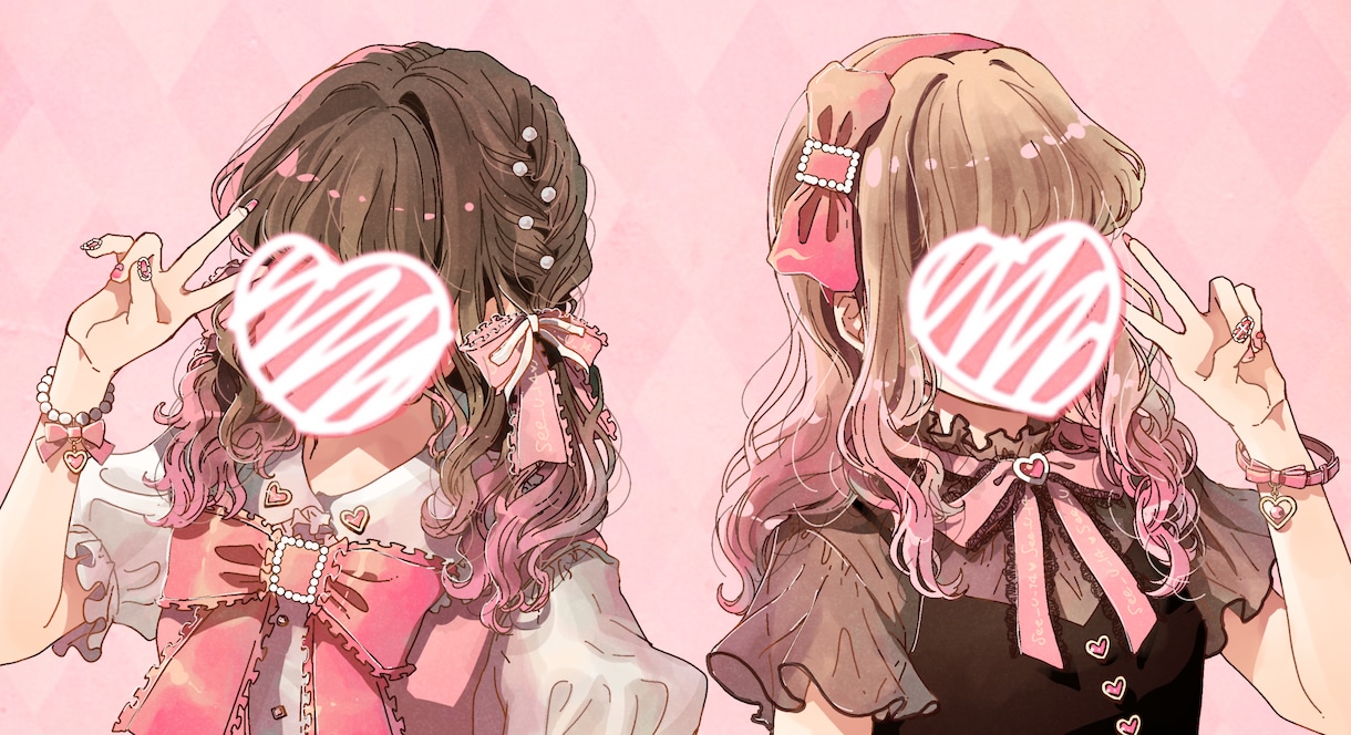量産型、地雷系女子の可愛いアイコンを描きます 【SNSアイコン用】女の子のイラストを描きます！※商用利用可 イメージ4