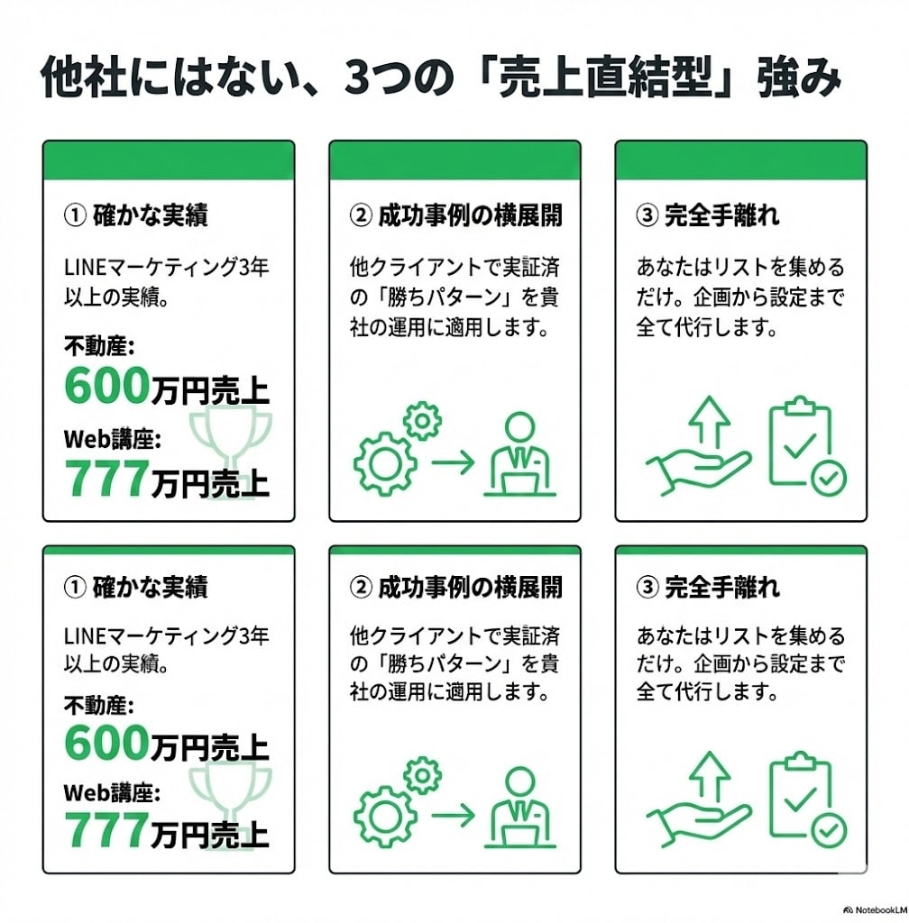オマカセラインLINE公式アカウント運用代行します Lステップ/UTAGE/LINE公式アカウントを運用代行 イメージ7