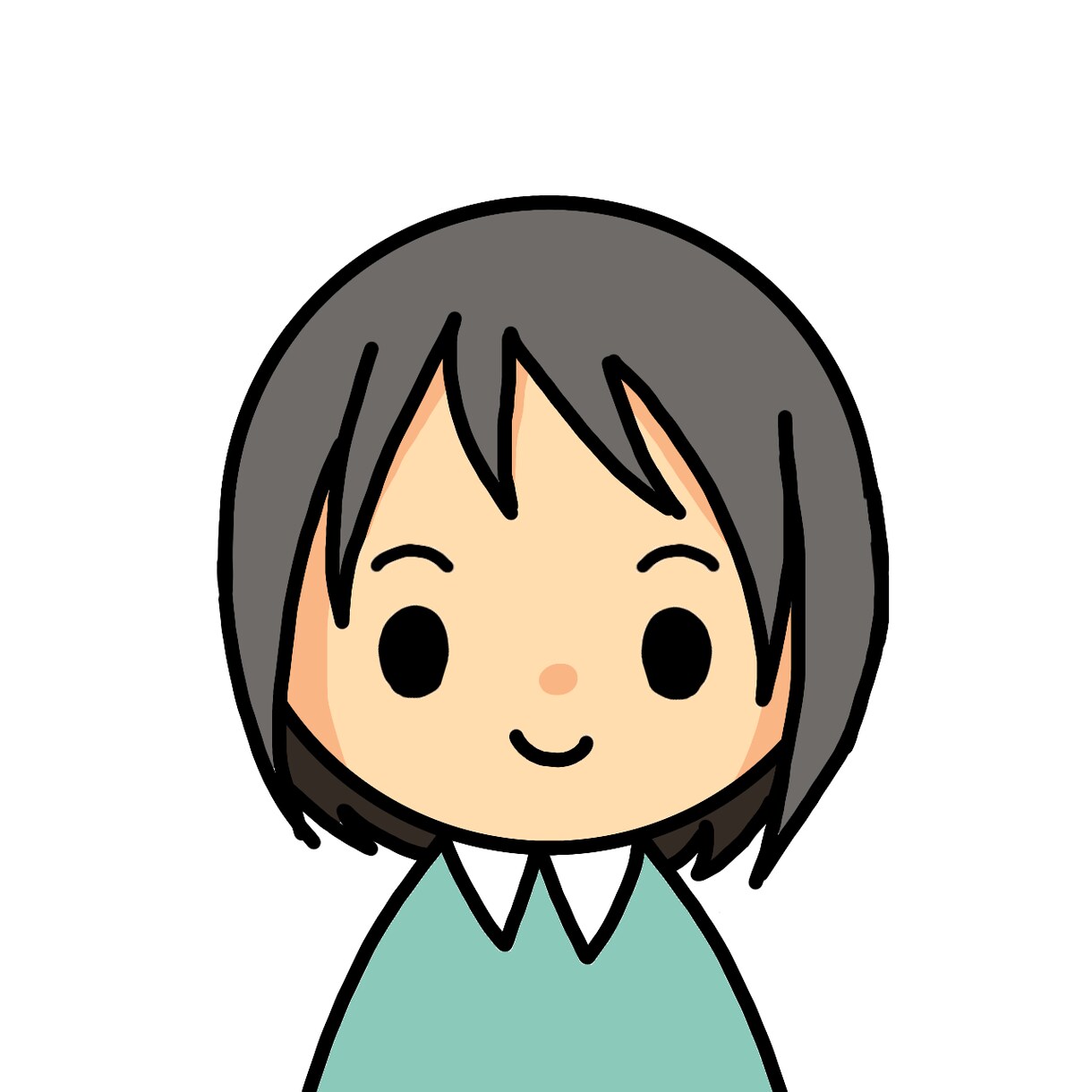 シンプルで使いやすいアイコン作成いたします まんまる可愛い！シンプルアイコンを作成♪ イメージ2