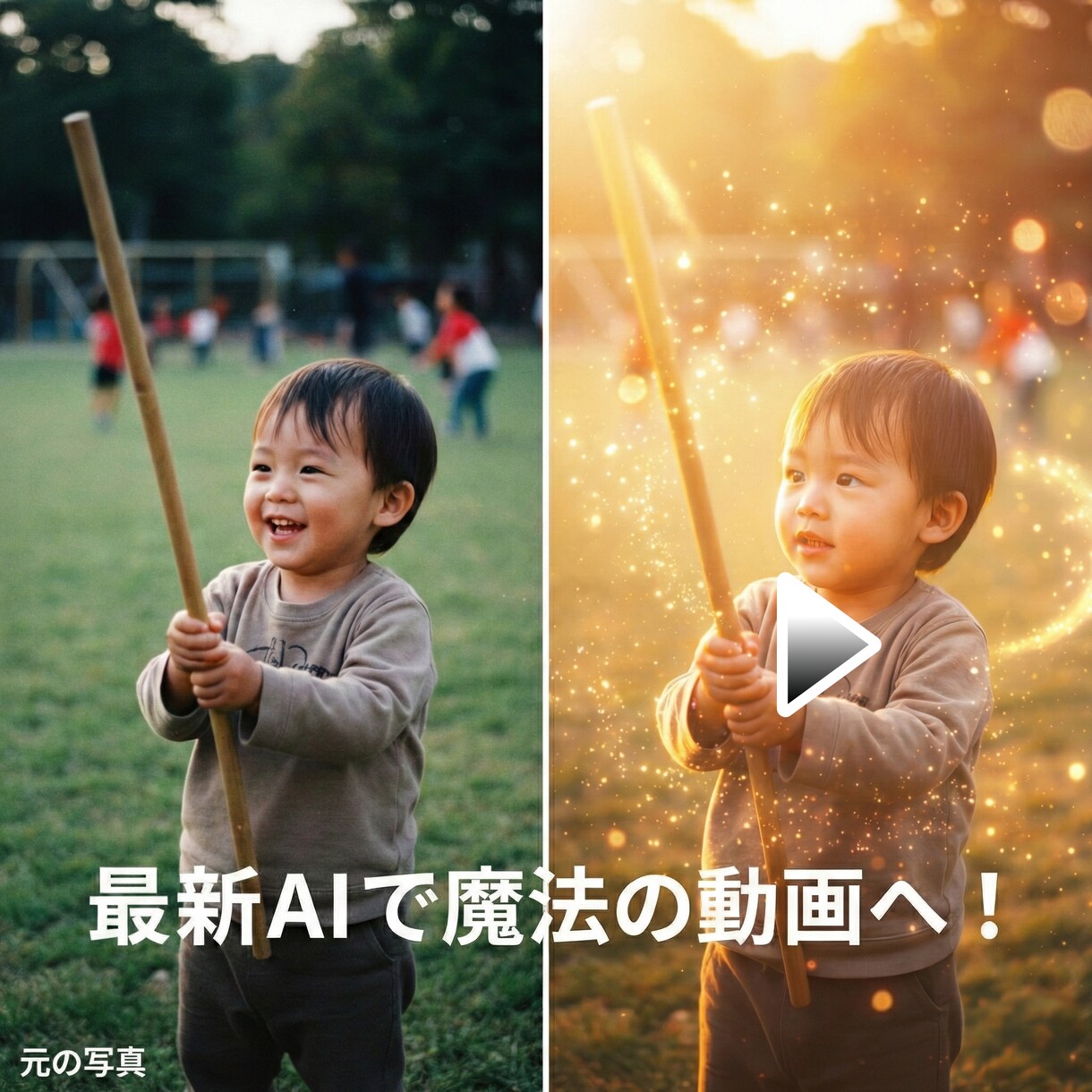 一生の宝物になる「ファンタジー動画」を制作します Family Fantasyお子様・ペットを魔法の世界へ！ イメージ1