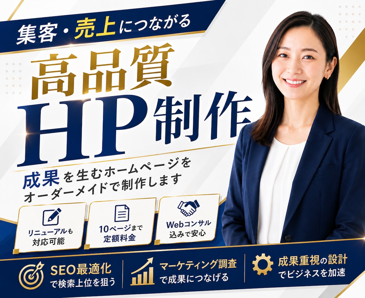 集客につながるホームページを制作します 期間限定！お試し価格（9月末まで2社限定） イメージ1