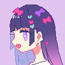 最速当日納品可！女の子の横顔アイコン描きます ドット絵調･カラフル･かわいい イメージ2