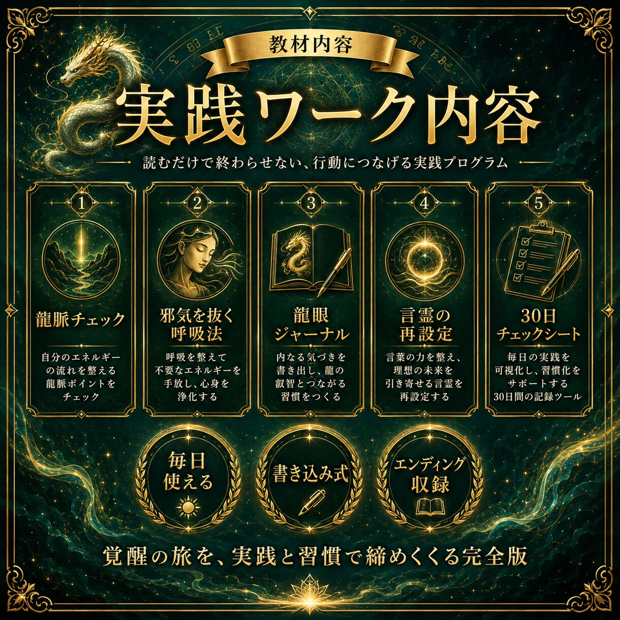 龍神覚醒！龍神様と繋がる最高法則を伝授ます 龍の波動を味方につけ、金運・良縁・仕事運を最短で引き寄せる！ イメージ4