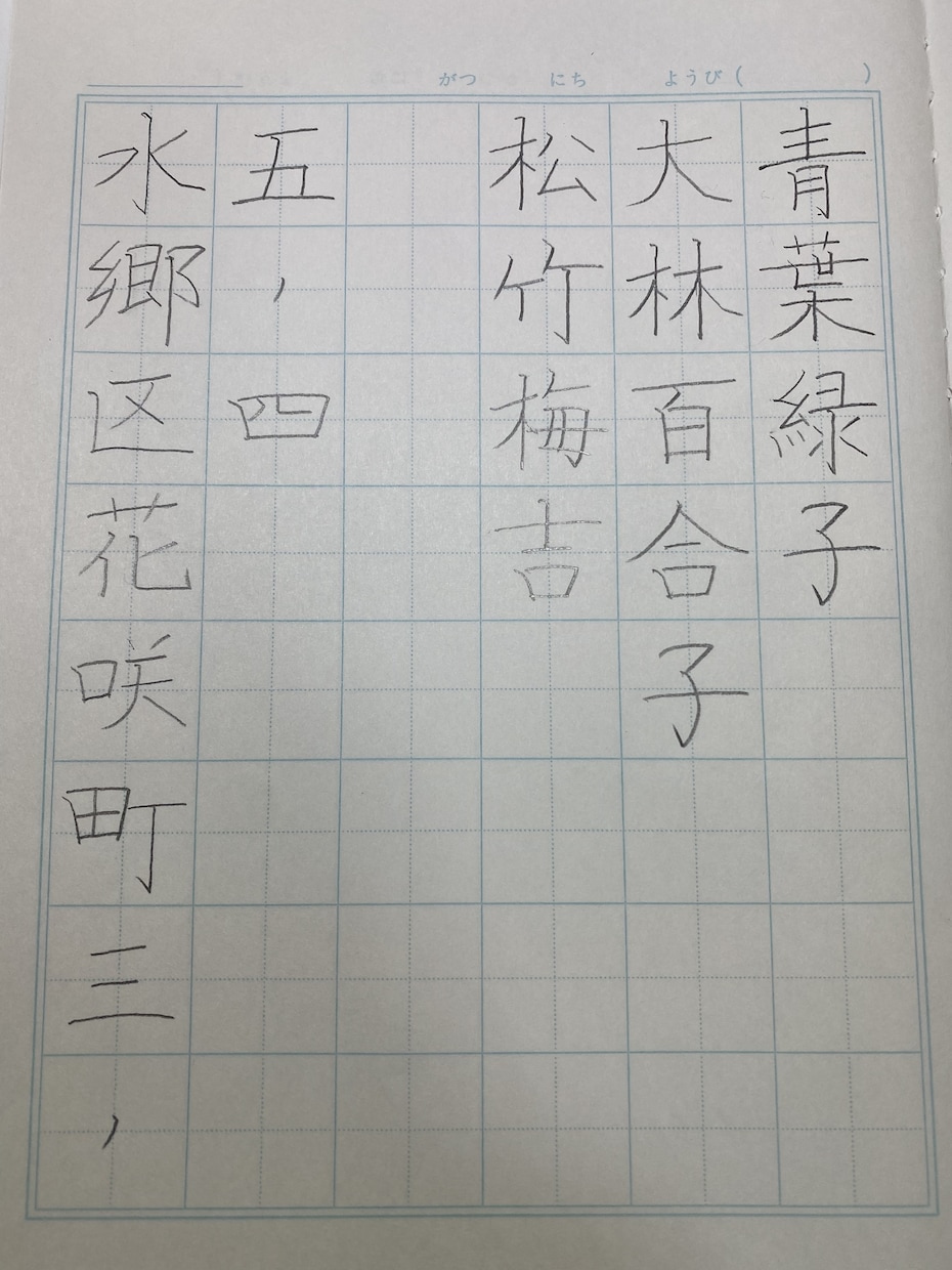 住所のお手本書きます 住所をきれいに書けるお手伝いをいたします イメージ1