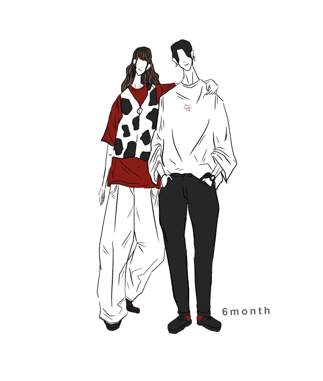 アイコンや、イラスト、服ペイントなどいたします シンプルな可愛いイラスト描きます！描かせてください！！！笑 イメージ5