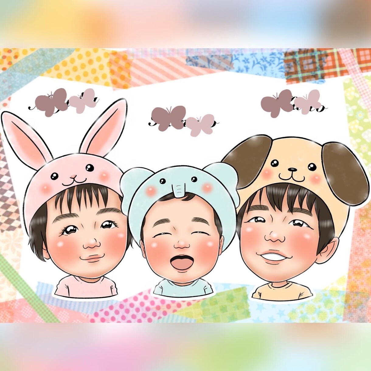結婚式、カップル記念日似顔絵　お描きします そっくりで可愛いくあたたかい似顔絵です イメージ5