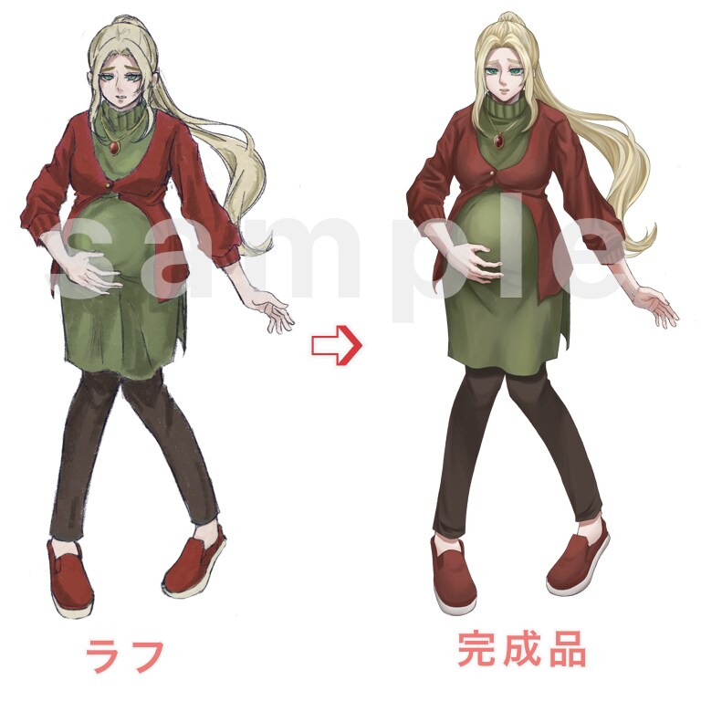 Vtuber、ゲーム、TRPG用等の立ち絵描きます オリジナルの立ち絵で「あなた」を表現しましょう！ イメージ3