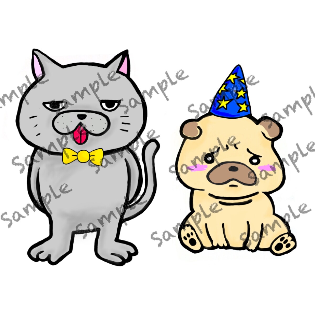 さまざまなテイストでペットのイラスト描きます SNSアイコンやプレゼントなどに！お手頃価格で動物イラスト！ イメージ8