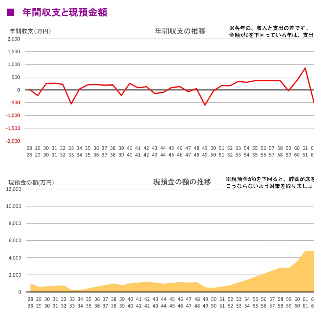 あなた専用ライフプランシートをPDFで提供します 契約前に一度見直しませんか？ライフプランを見える化 イメージ4