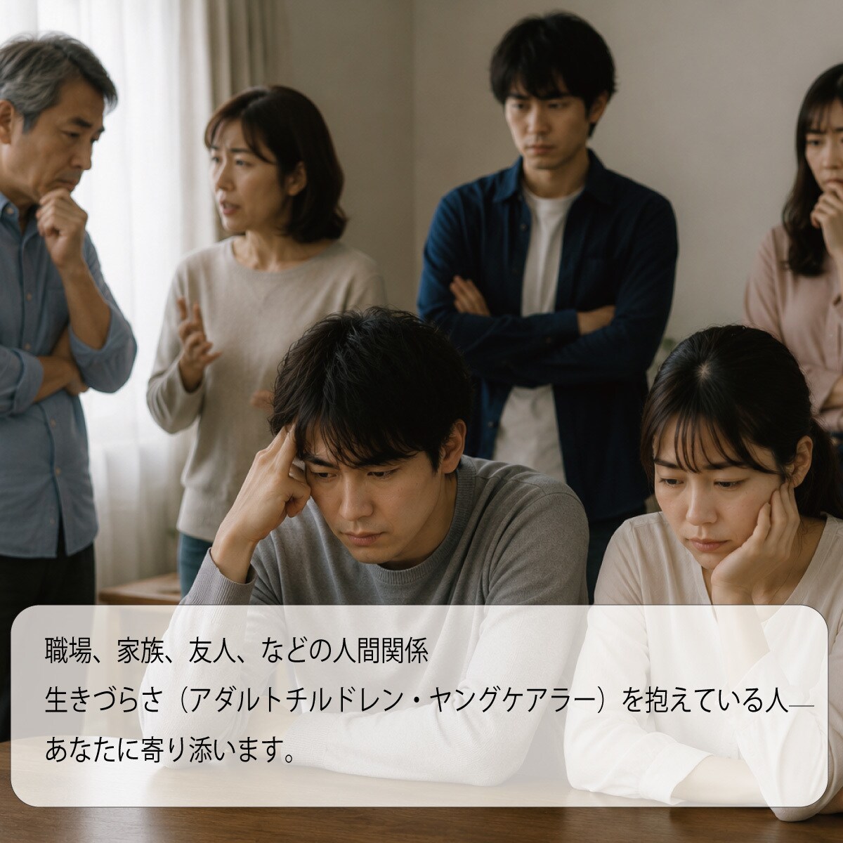 職場、家族、友人関係の悩み、ストレス相談受けます 20年以上の経験を元にあなたに寄り添います イメージ2