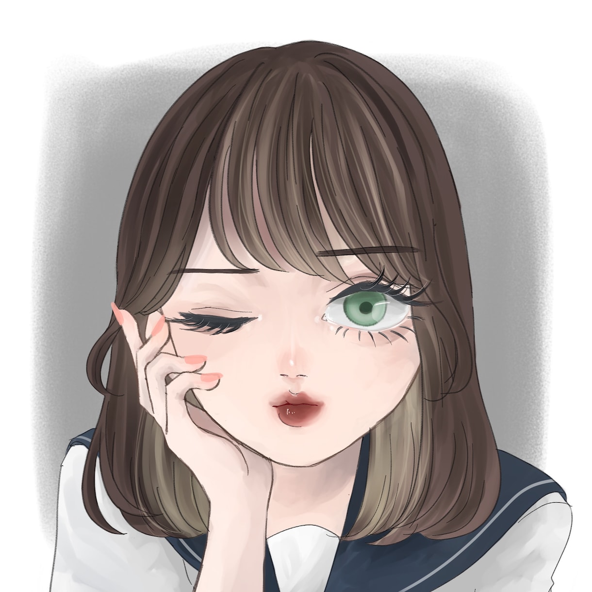 5000円から！綺麗め女の子のイラスト描きます ふんわりと淡く儚い女の子のイラストが得意です！ イメージ2