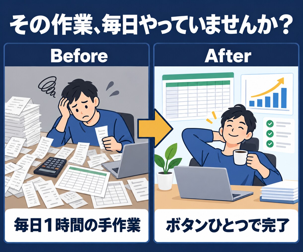 手作業の集計をスプレッドシートで自動化します 丁寧に聞き取り、使い方まで専門用語なしでサポート イメージ2
