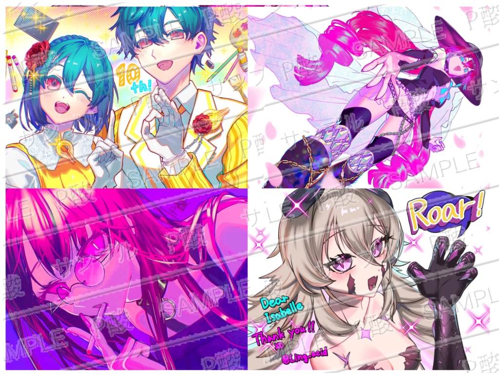 商用OK！目を惹く一枚絵を描きます サムネ、背景などにあなただけの華やかなオリジナルの世界観を！ イメージ3
