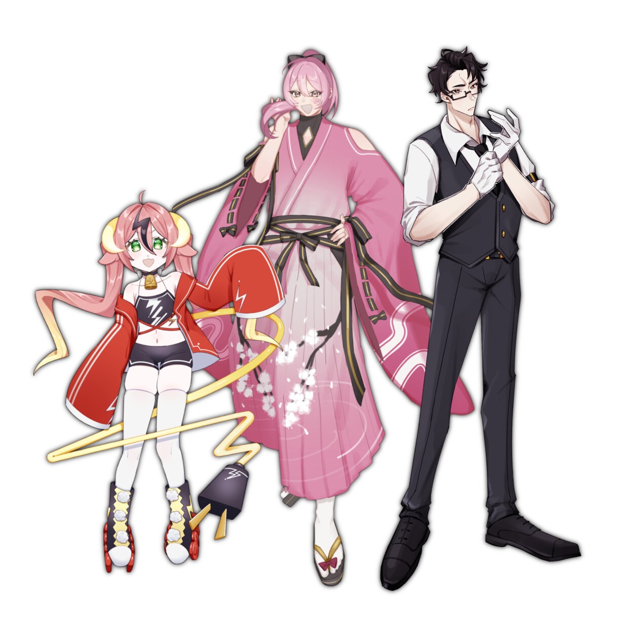 アイコン/1枚絵/立ち絵描きます 配信用やグッズ用、キービジュアルなど制作致します イメージ5