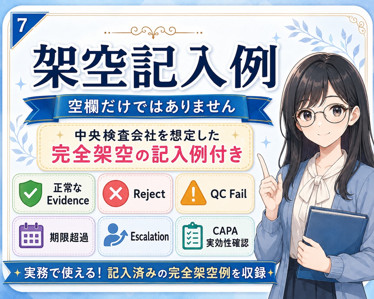 GCP委託先管理の計画・証拠台帳を提供します 初めての委託先管理をWordとExcelで形に イメージ7