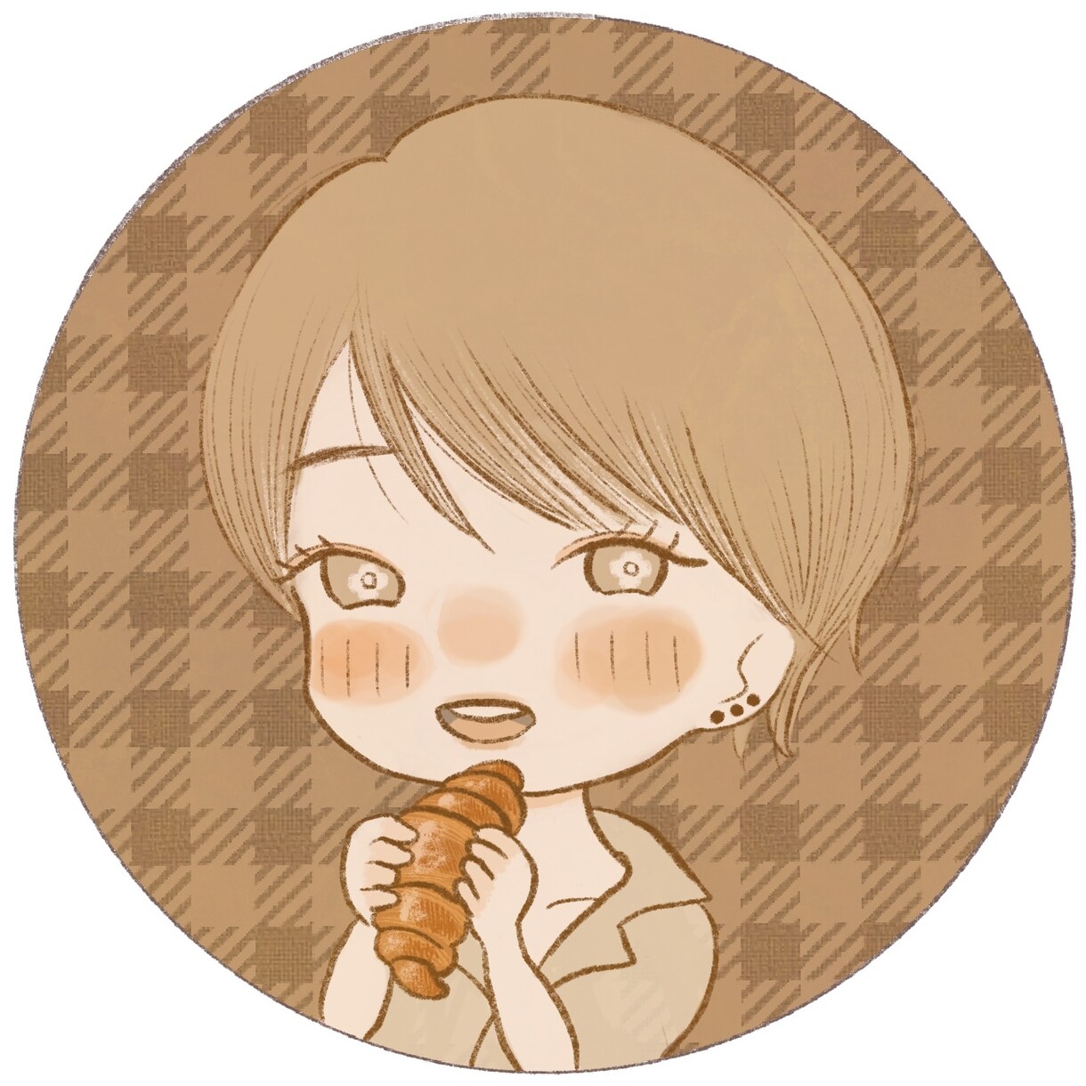 ざっくりオーダーでもOK◎SNSアイコン描きます ふんわり可愛いアイコンで好印象♪ イメージ6