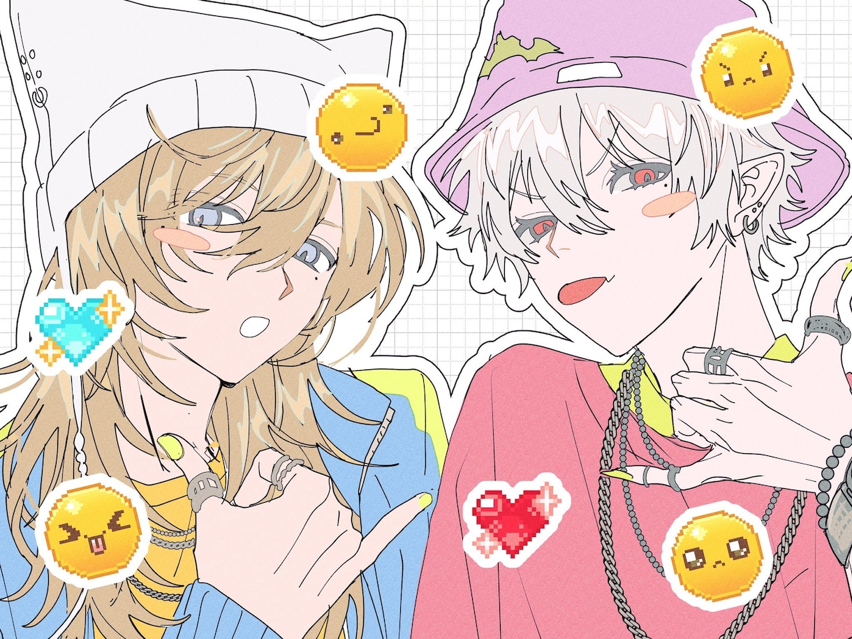動画サムネやグッズのイラスト承ります 歌ってみたのイラストやメンシの一枚絵などにご活用ください！ イメージ9