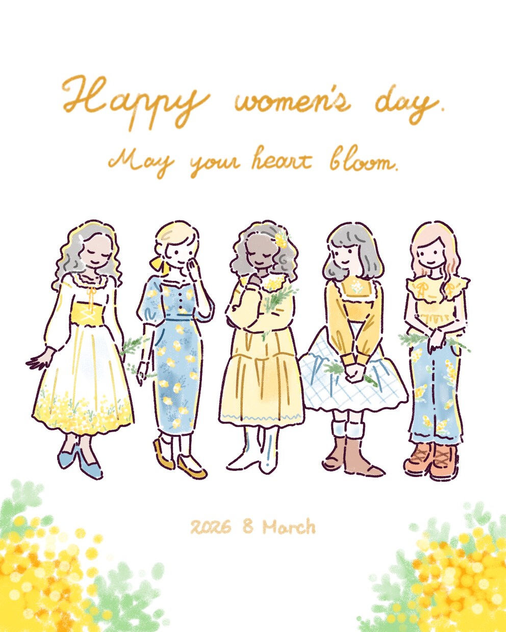 やさしく可愛い♡ガーリーなイラスト描きます 丁寧にヒアリングします！SNSアイコン・プレゼントにおすすめ イメージ6