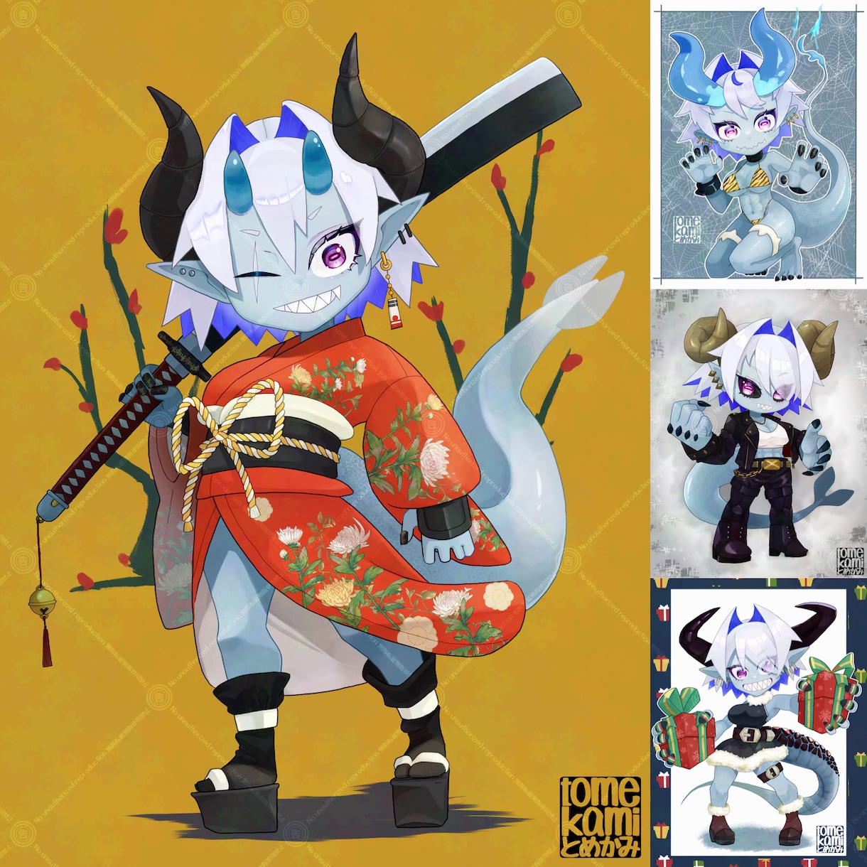 細部もしっかり！デフォルメちびキャラクター描きます 細部までしっかり！デフォルメ・ミニ・ちびキャラクター描きます イメージ4