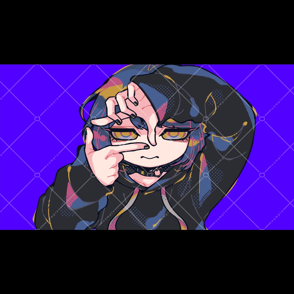 MV・配信用1枚絵描きます ポップでちょっぴりダークなイラストはお任せください！ イメージ2