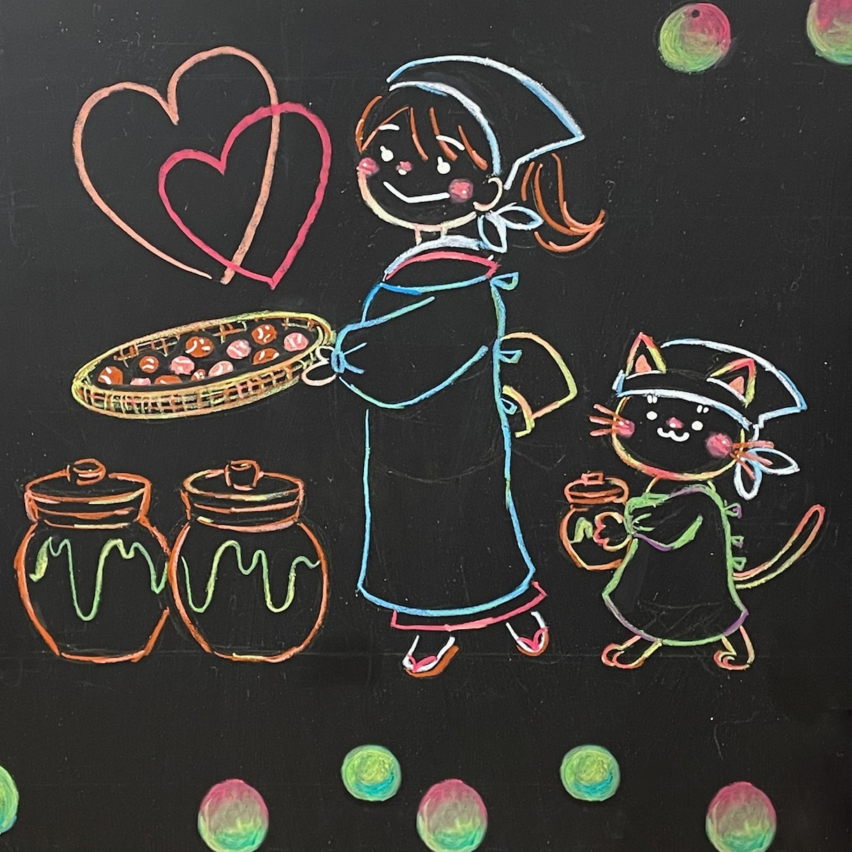 お店・イベントなどのオリジナル看板、お描きします ほんわかチョークアートでお店の魅力やおすすめを伝えませんか イメージ7