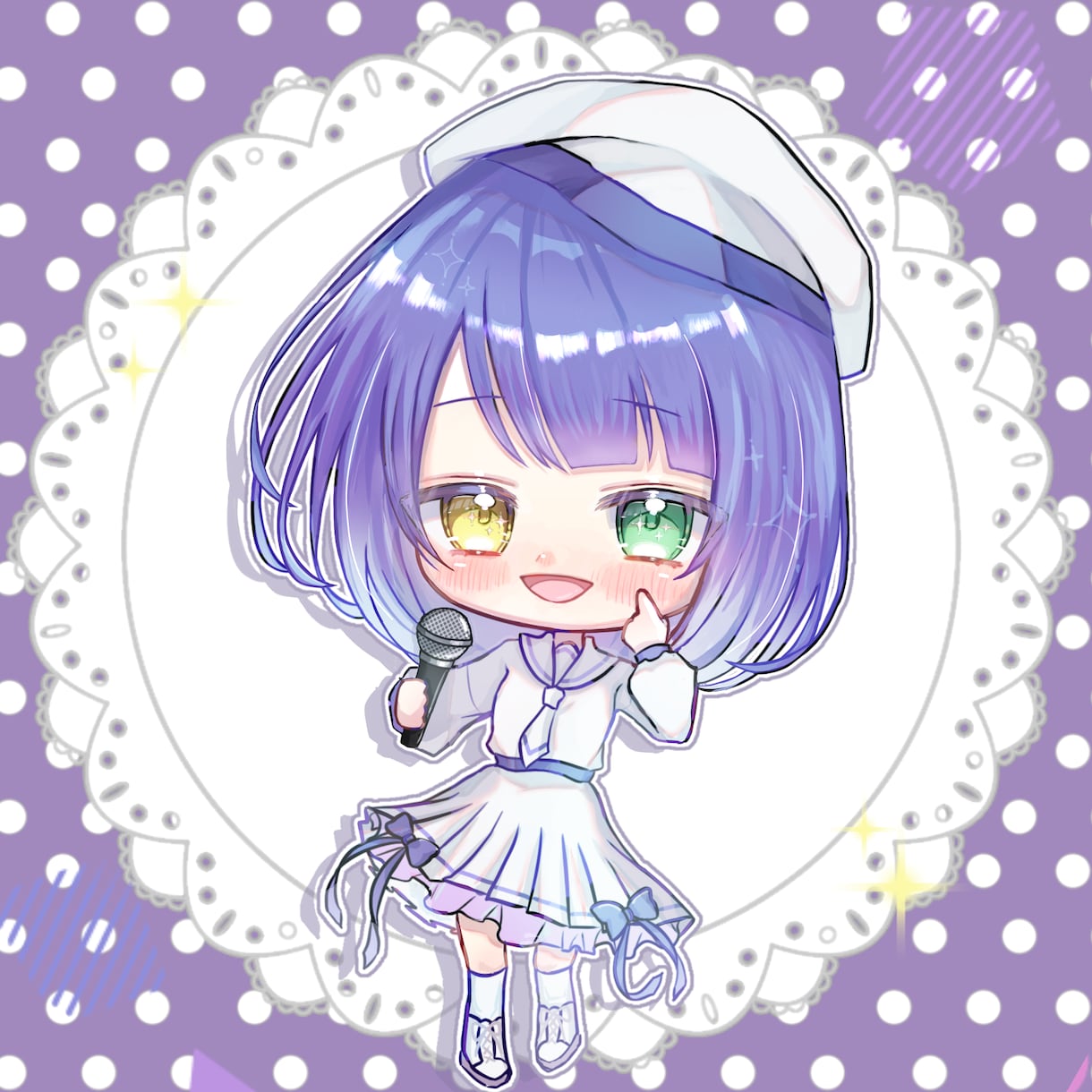 商用利用可能⭕️デフォルメキャラお描きします ●配信やグッズ制作にぴったりなイラストを格安でお描きします● イメージ3