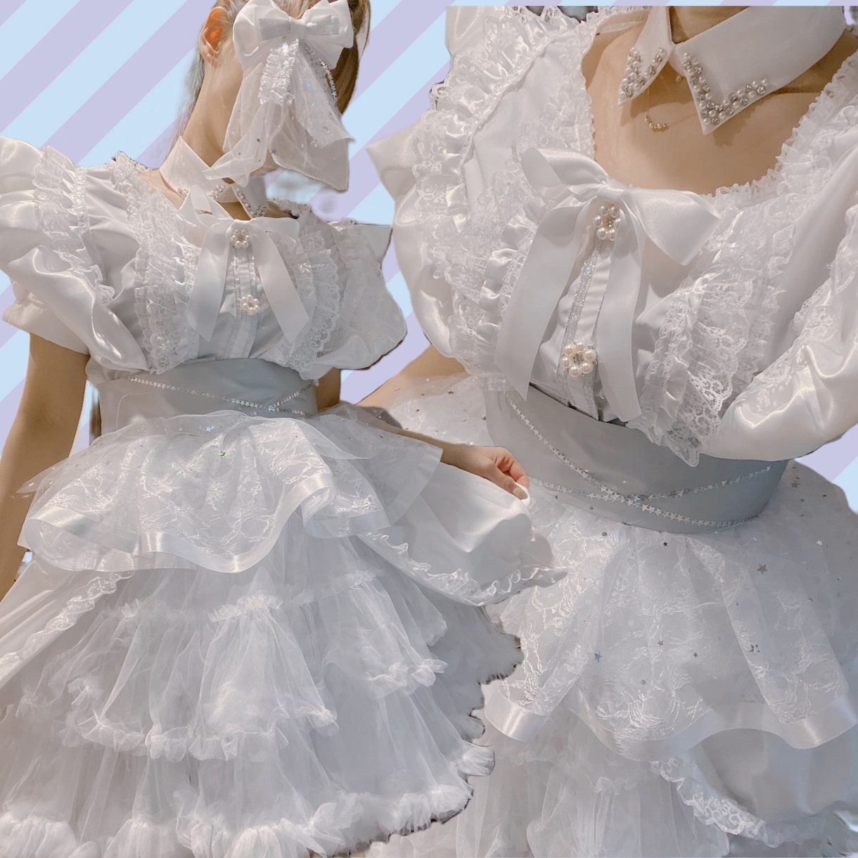 アイドル、コンカフェ、ステージ衣装製作します どんな服もあなたの自由に製作!この世に一つの特別な衣装作り！ イメージ7