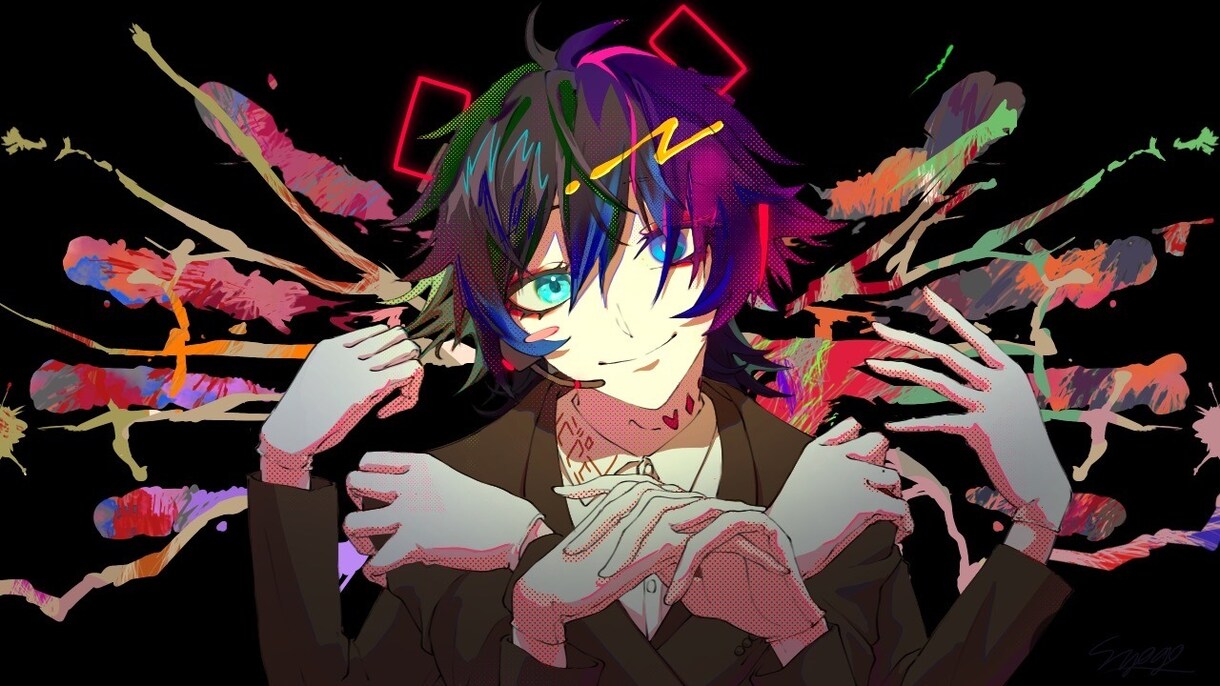 色鮮やか！目を引くイラスト描きます SNSアイコンや動画サムネ、記念絵など幅広く対応します イメージ7