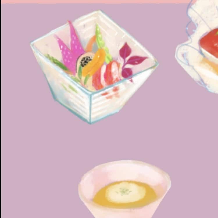 商用歓迎☆絵本タッチ食品イラスト描きます 雑誌やHP、メニュー表を可愛く彩ります！翌日納品可能 イメージ2