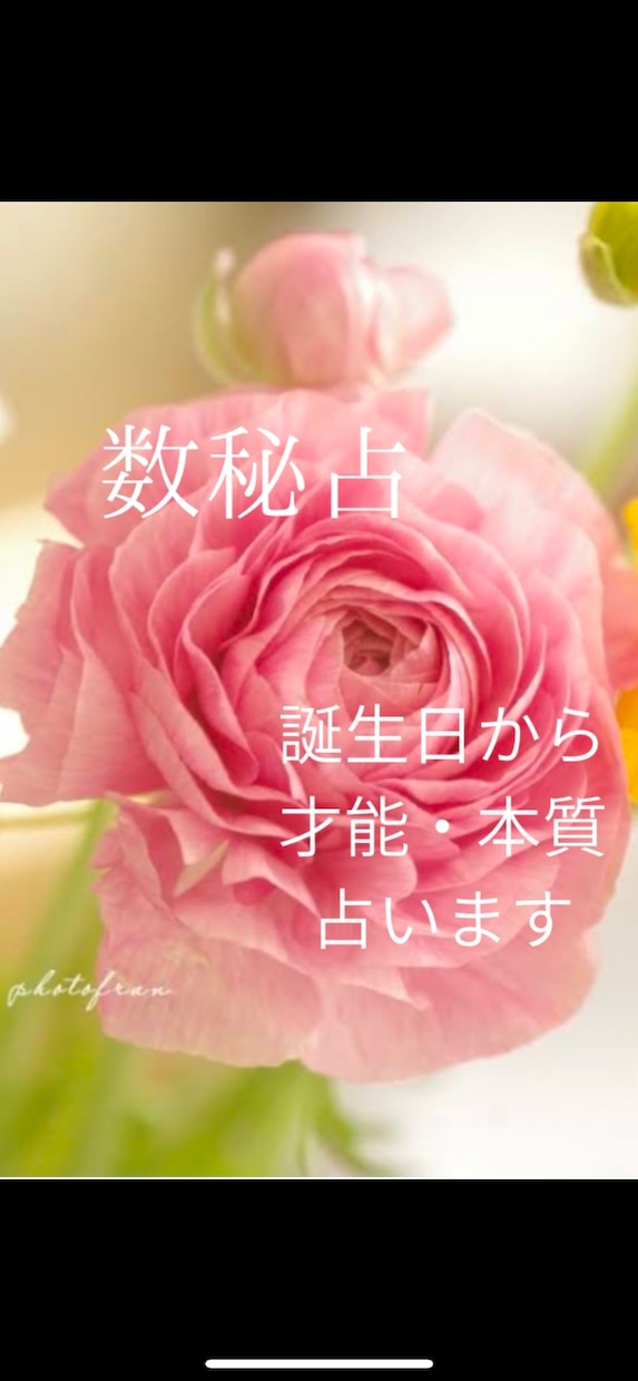 数秘で占う❤️生まれ持った能力・性質お伝えします おすすめ❗️３年間のバイオリズム➕サポートメッセージ付き イメージ1