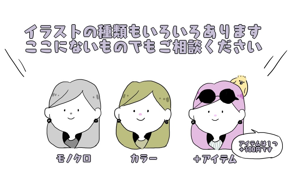 最安★ゆるくてシンプルな人物アイコンお描きします アイコン以外（資料・名刺・商業利用等）の使用もOKです！ イメージ2