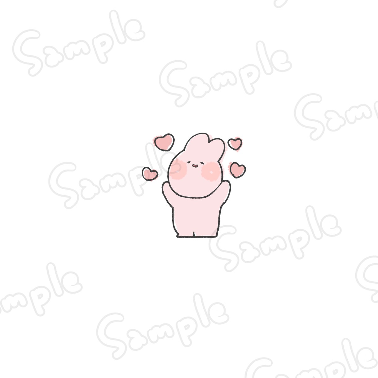 かわいいイラスト制作いたします かわいいぽわむちなデフォルメイラストです！♡ イメージ5