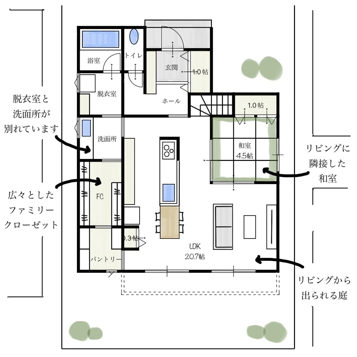 住宅の間取りを提案します 平面図とパースを納品。現役の設計士として理想の間取りを作成 イメージ2
