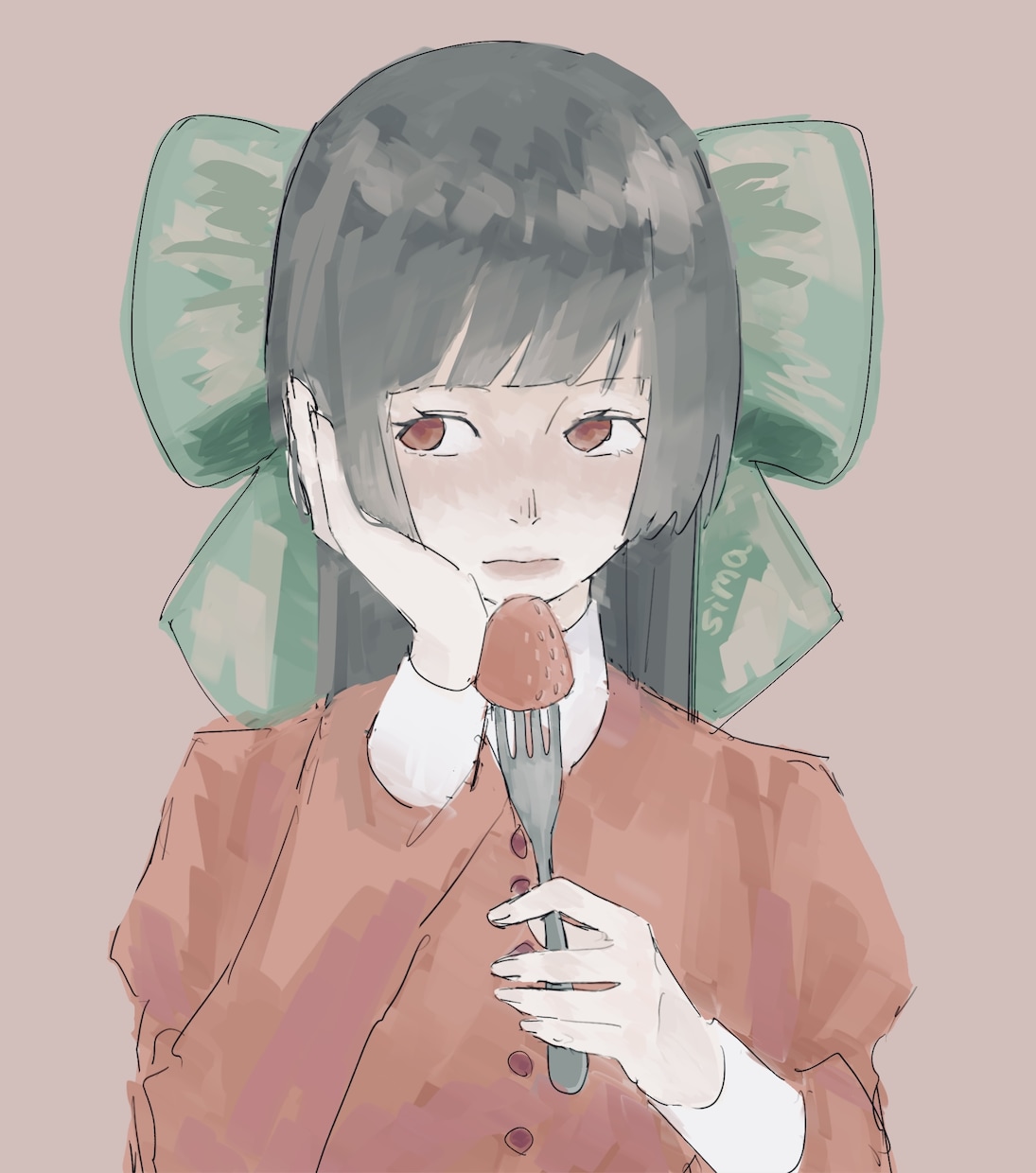 商用利用可SNS、背景、配信のイラストを描きます そのキャラにしか出せない雰囲気を引き出します。 イメージ1
