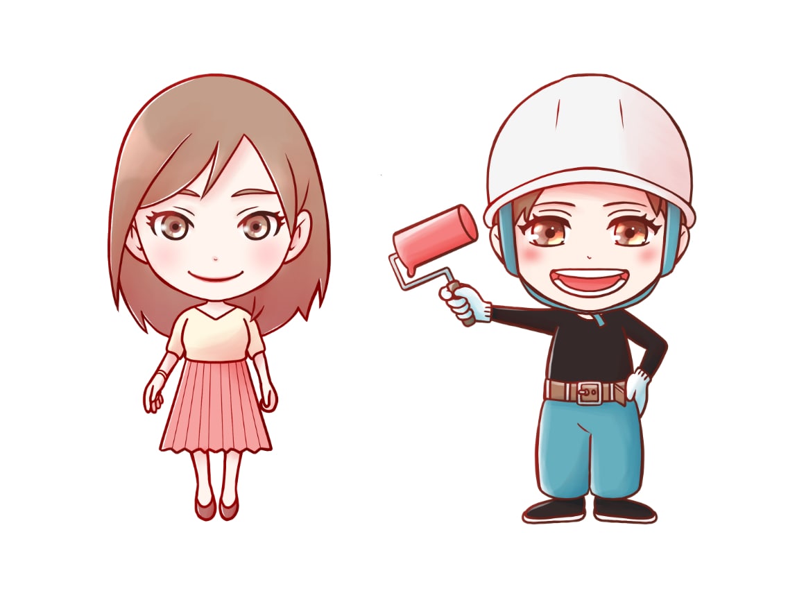 最短２日！かわいいミニキャラ描きます キラキラ・ほのぼの絵柄選べます イメージ2