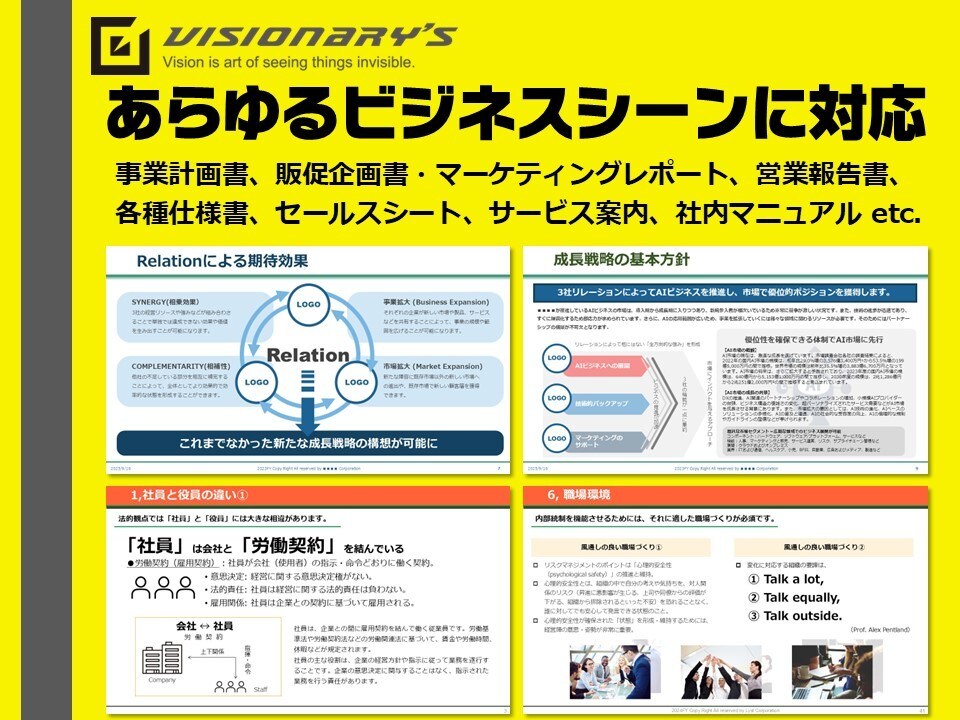 成果につながるドキュメントをご提供いたします 【計画書や企画書などビジネス文書全般】 イメージ4