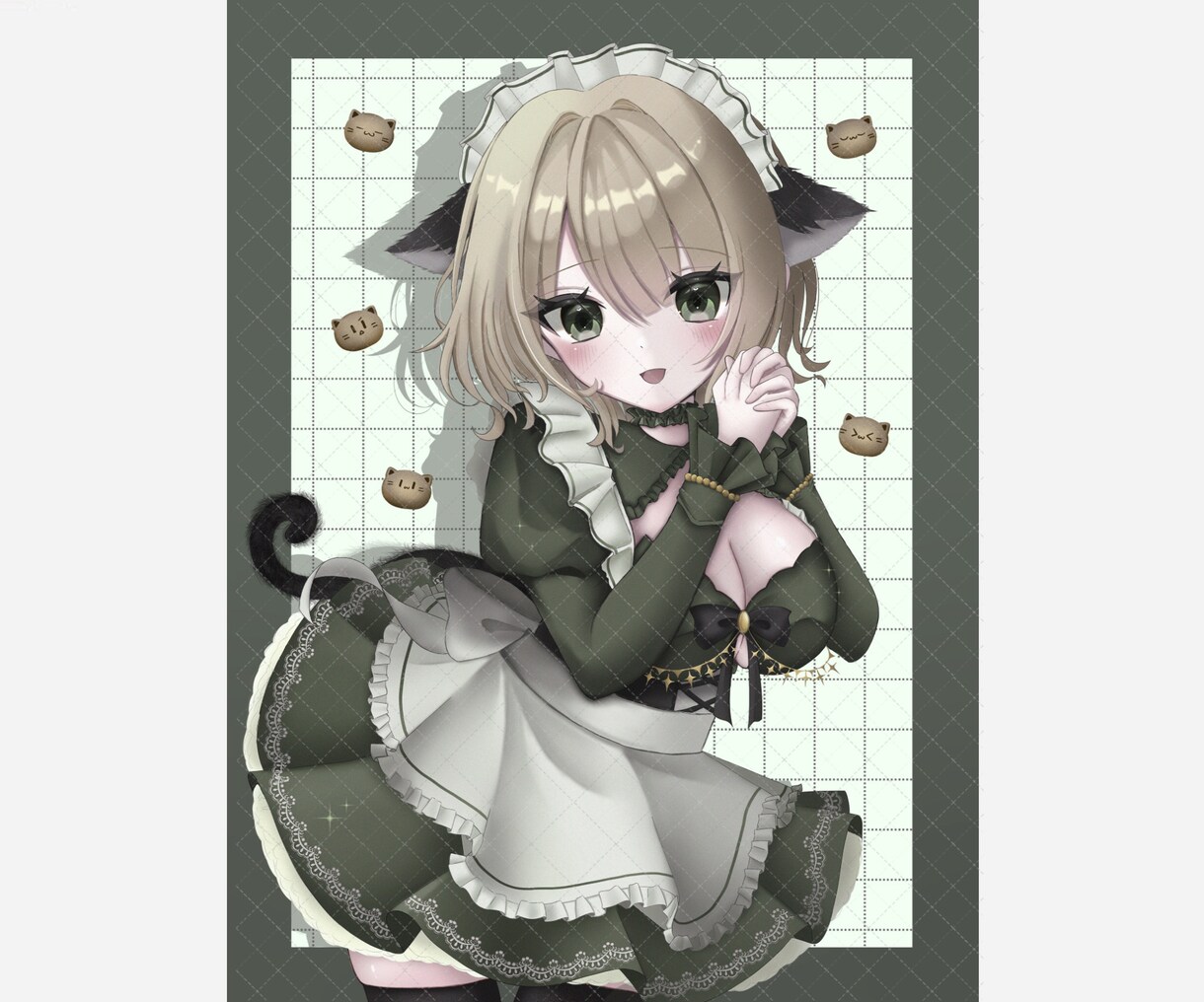 商用利用◎SNSで使えるかわいい女の子描きます 落ち着いた色合いで雰囲気のあるイラストをお届け♪ イメージ2