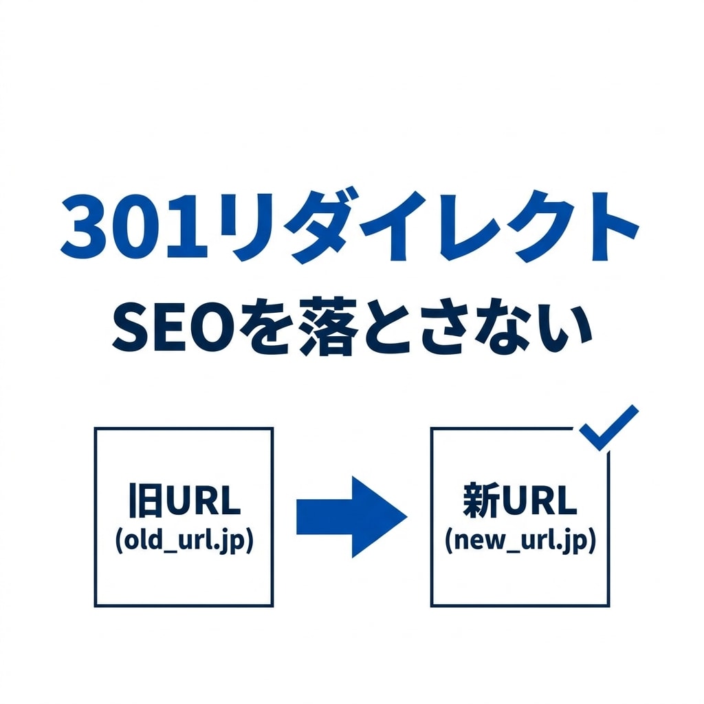 SEO評価を落とさない301リダイレクト設定します ドメイン変更・SSL化も安全に対応 イメージ3