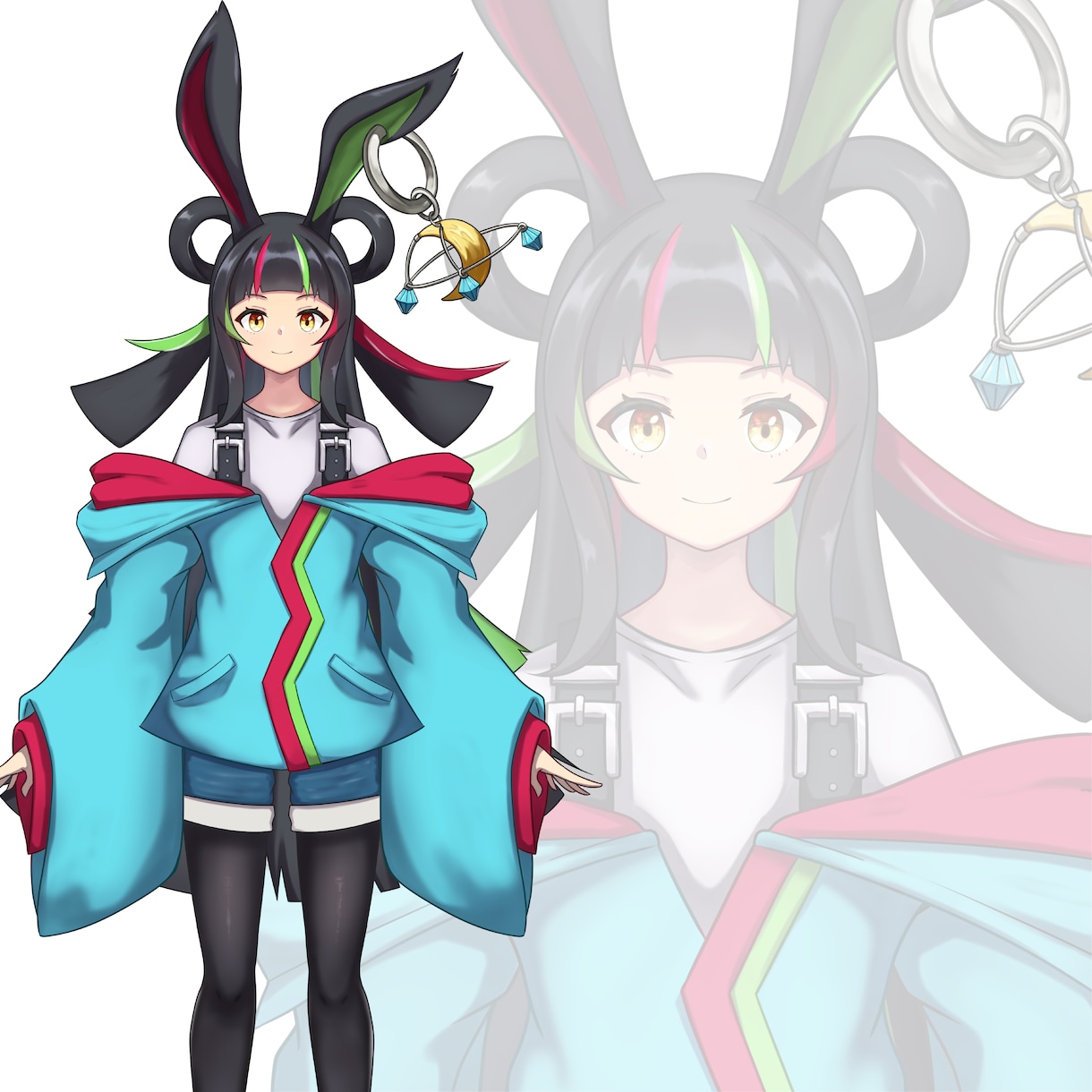 女性のVtuberキャラクターデザイン承ります 【キャラデザ：先着1名　30,000円→20,000円】 イメージ4
