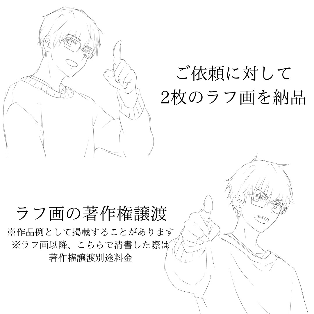 あなたの世界観を【1枚1000円】で表現します 見て楽しむ！脳内のキャラクターをイラストにしませんか？ イメージ2