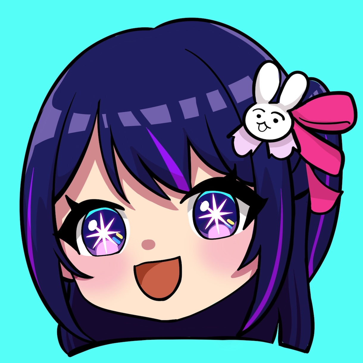 アニメ調で可愛いあなただけのアイコン描きます 格安にてご案内させていただきます イメージ2