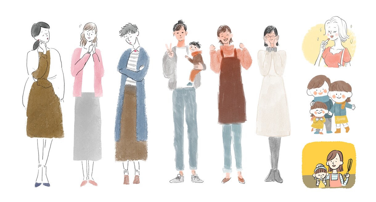 商用利用OKイラスト素材制作します イラストレーターが理想に近い素材を提供します イメージ7