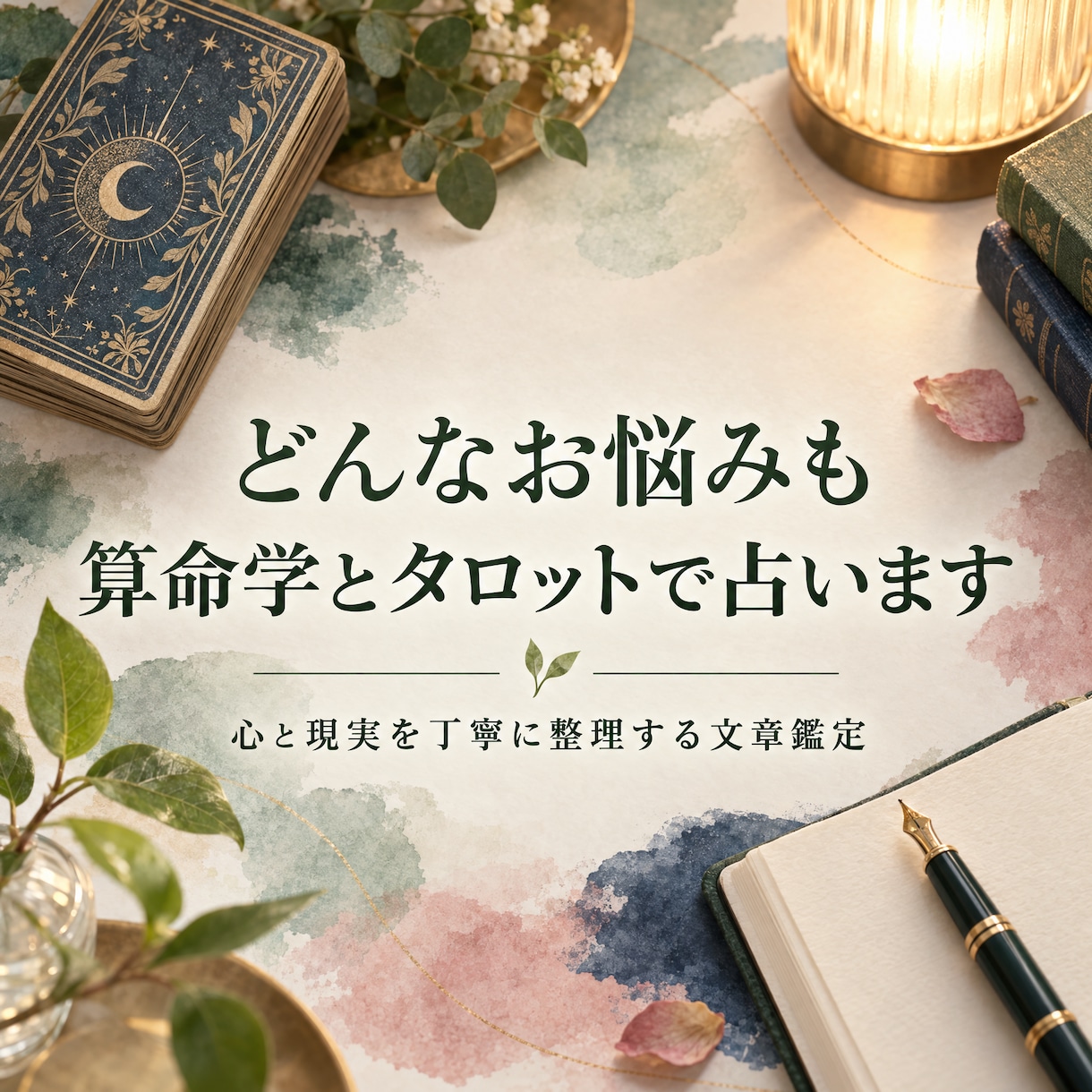 どんなお悩みも算命学とタロットで占いますます 答えを急がず、心と現実を丁寧に整理します イメージ1