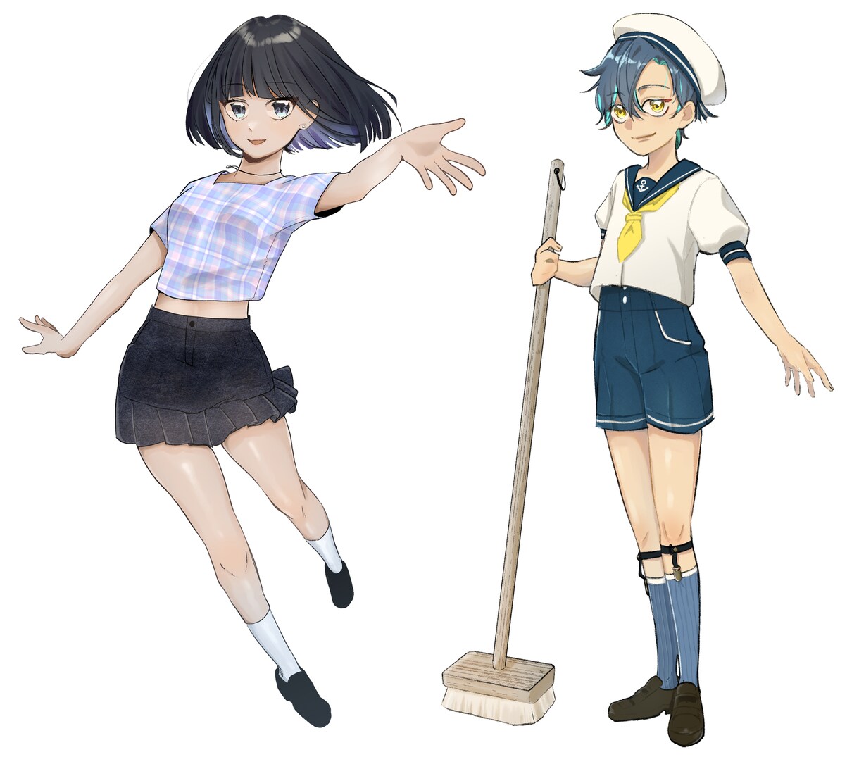 美少女イラストの制作承ります SNSや配信で使える、可愛いアイコン・立ち絵をお描きします！ イメージ4