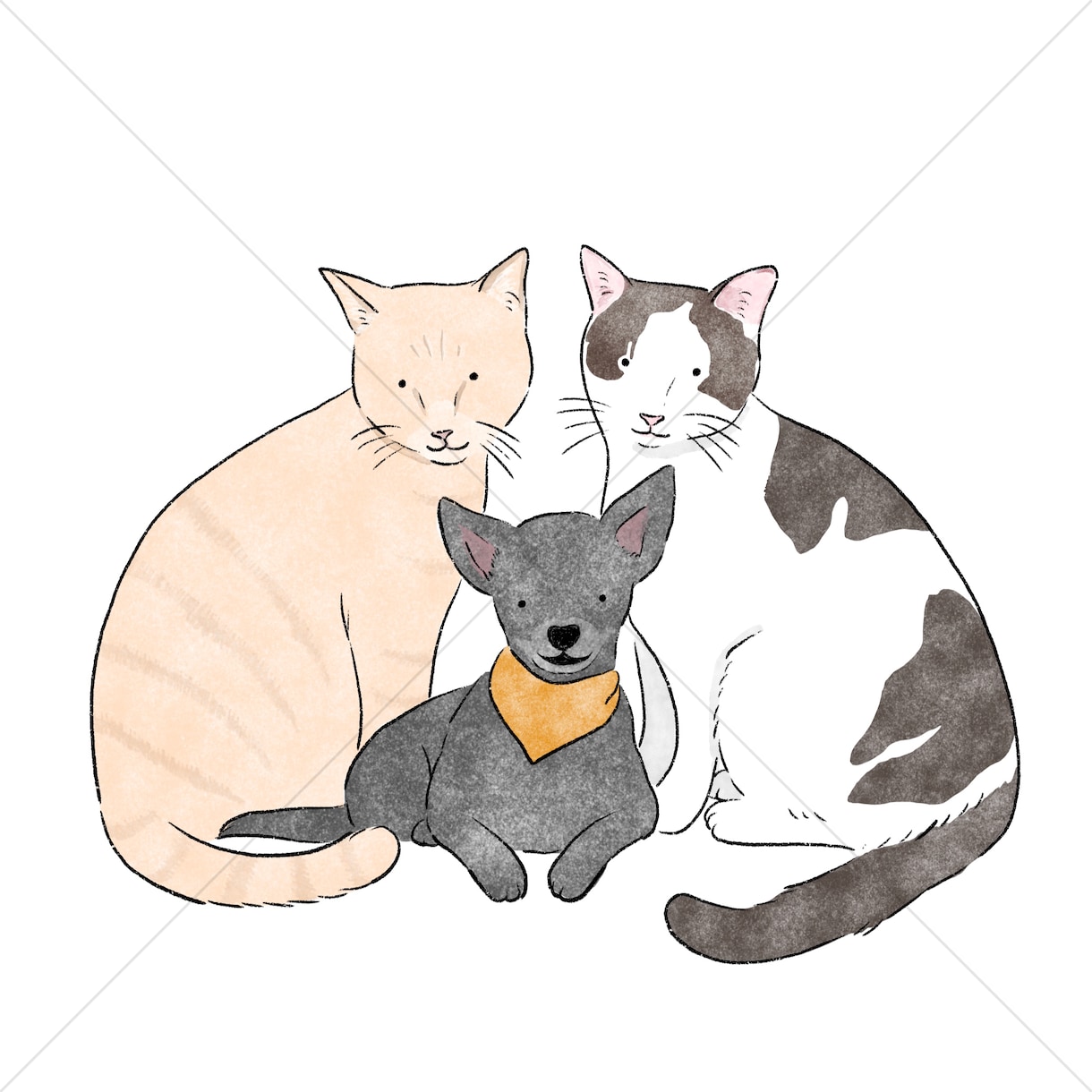シンプルかわいい動物のイラスト描きます 商用利用・観賞用・プレゼントにも！ イメージ9