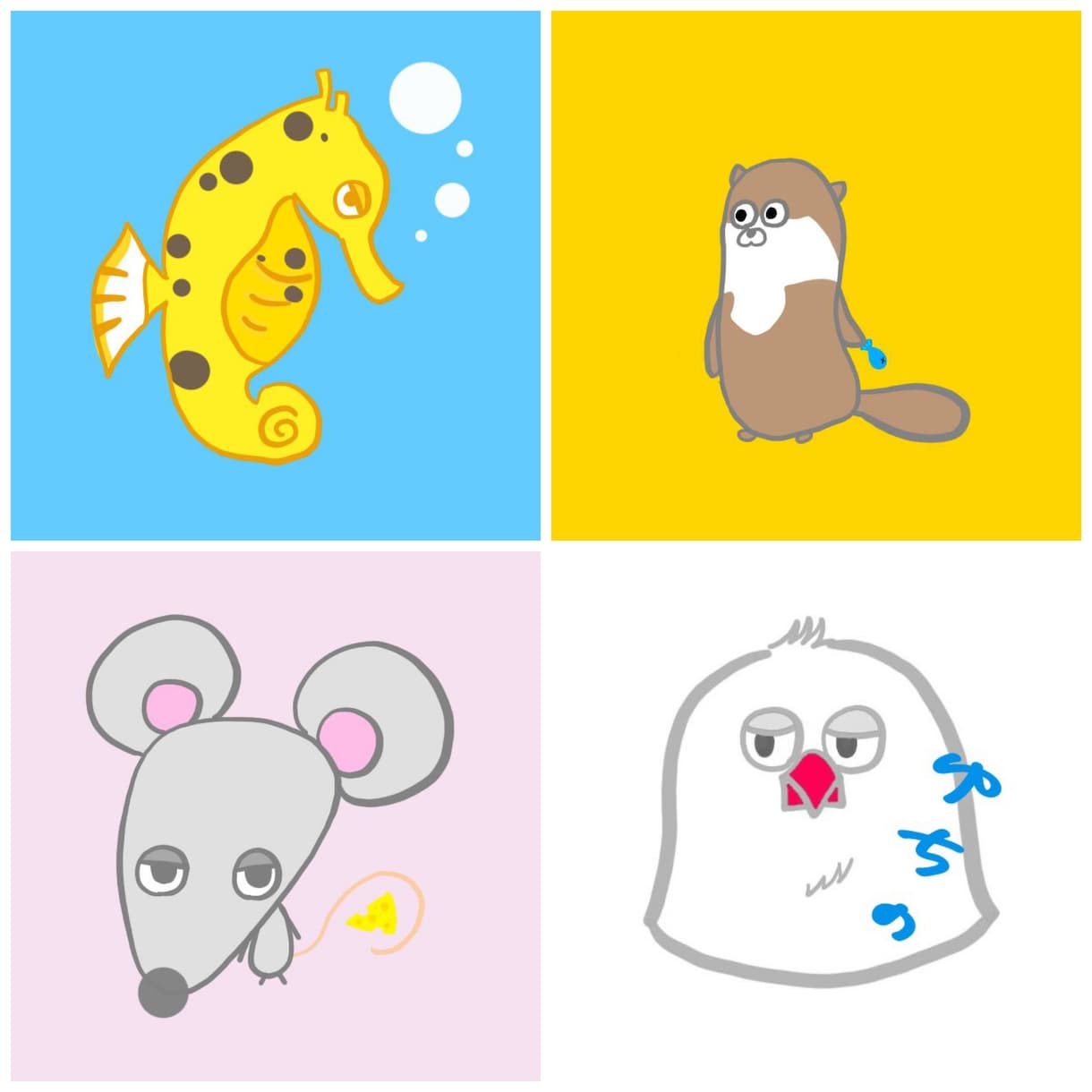 親しみやすい個性的なアイコンを描きます シンプルなのにクセがある可愛いアイコンを貴方だけのために イメージ1