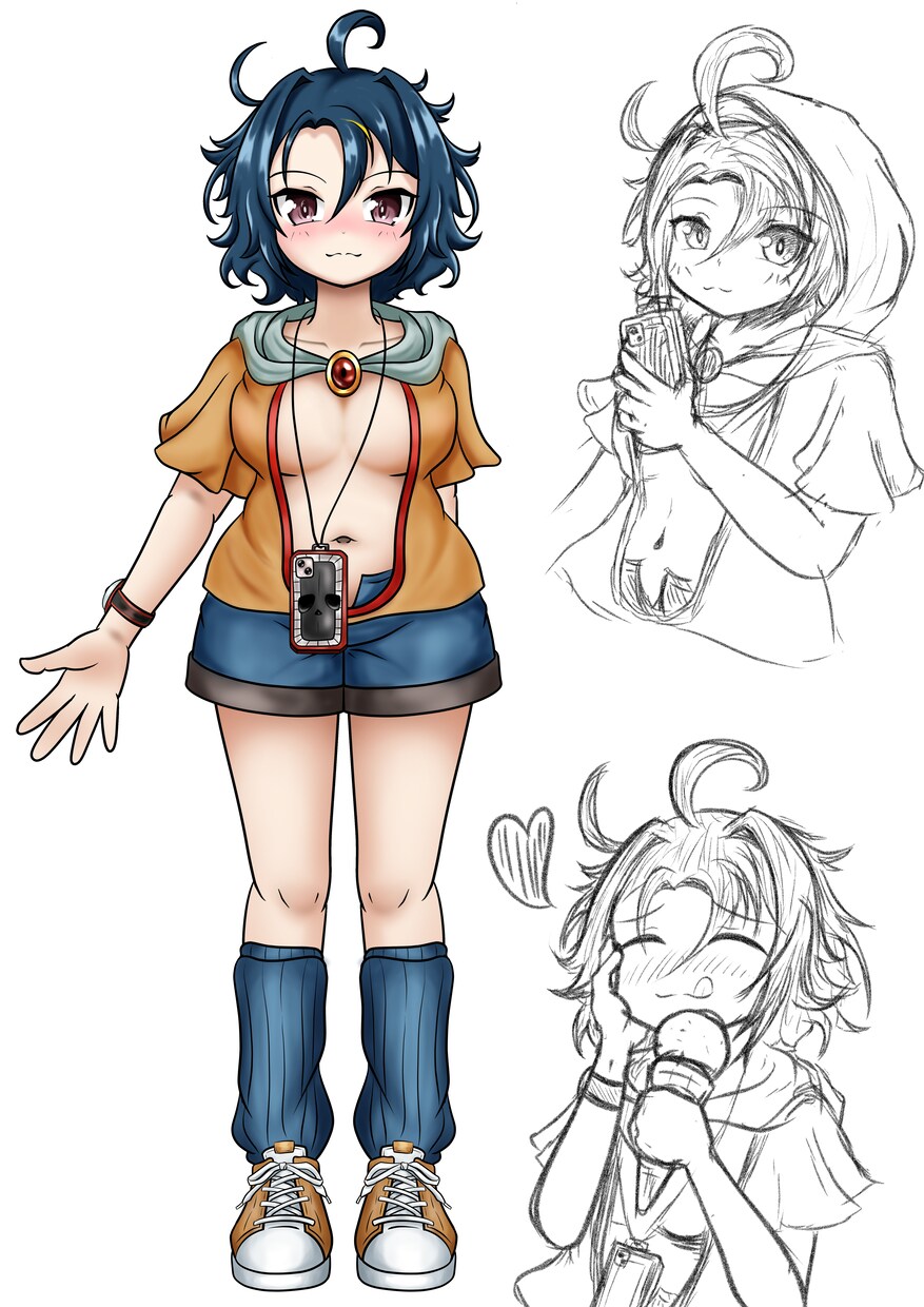 キャラクターのイラスト制作を承ります 女の子キャラメインです。上半身のみ、全身など構図の指定もOK イメージ4