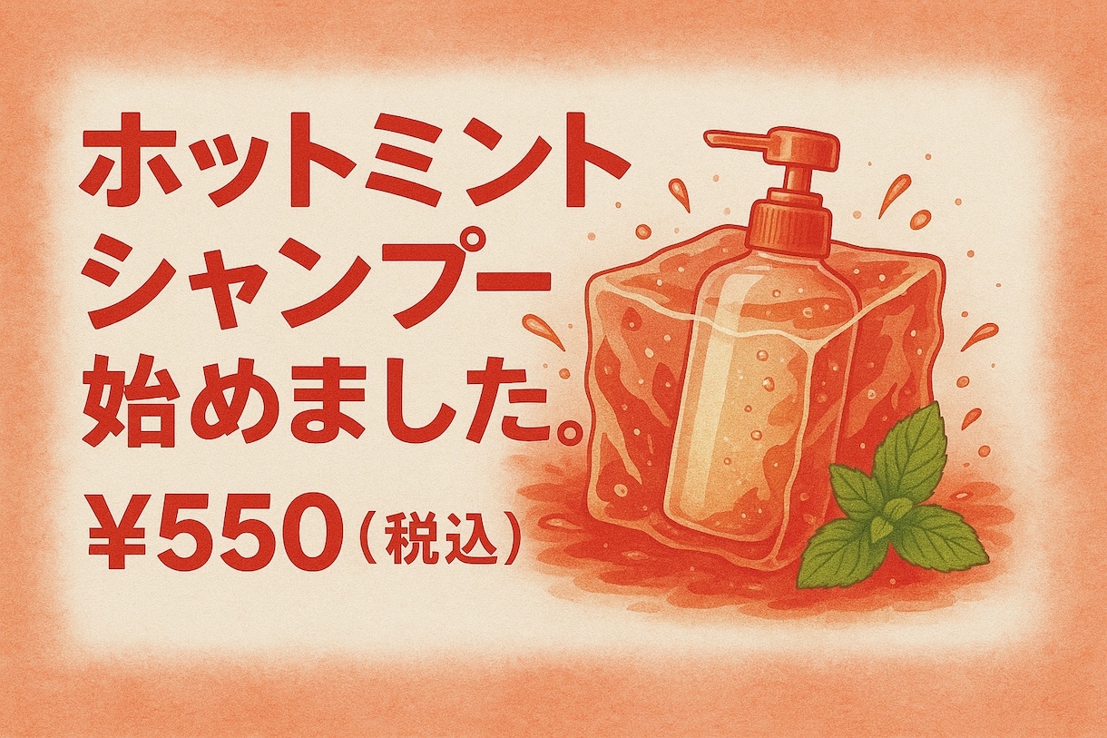 理髪店販促用pop・メニュー作成致します barber shop/理髪店POP・メニュー表の作成 イメージ2