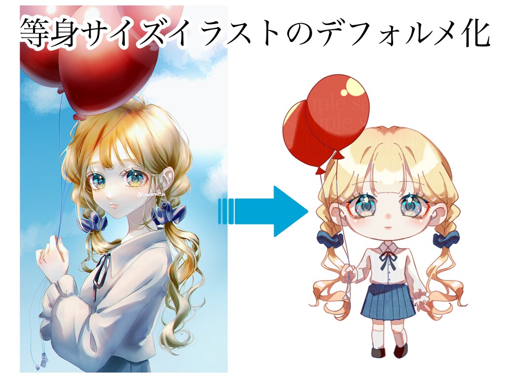 グッズなどに使える！可愛いミニキャラを描きます 様々な用途に合ったミニキャラをお作りします！ イメージ3
